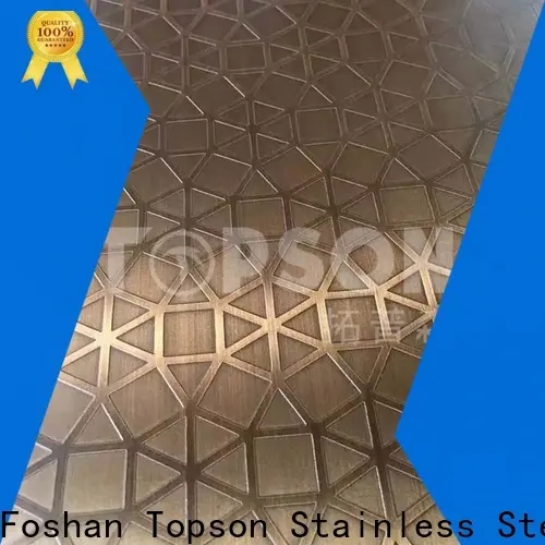 Topson Top black stainless sheet company for floor 1