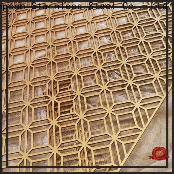 Topson stainless perforated screen panels factory for landscape architecture 1