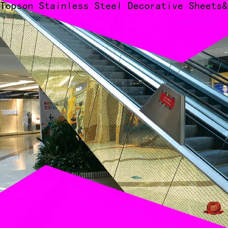 Top stainless steel cladding sheets column Supply for elevator 1