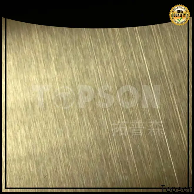Topson Latest stainless steel sheet metal cost for business for interior wall decoration 1