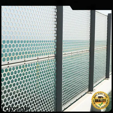 Topson stable perforated metal screen panels from china for curtail wall 1