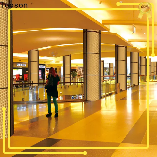 Topson New stainless steel wall panels kitchen factory price for shopping mall 1
