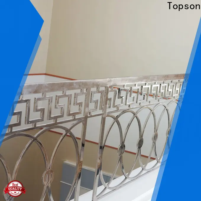 Topson curved stainless steel railing manufacturers for business for tower 1