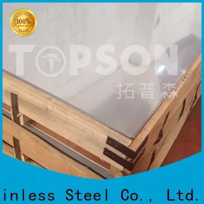 Topson sheet patterned stainless steel sheet supplier China for interior wall decoration 1