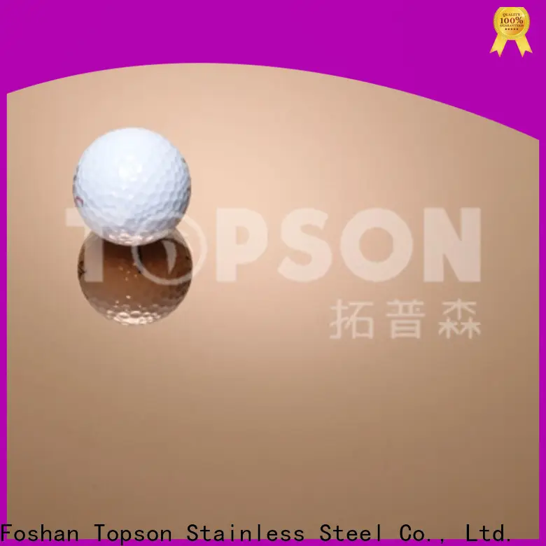 Topson gorgeous stainless steel decorative sheets manufacturers for partition screens 1