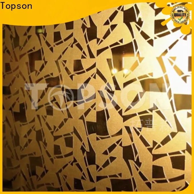 Topson finish stainless steel sheet suppliers China for handrail 1
