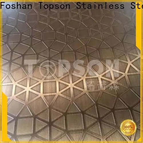 Topson antifingerprint brushed stainless steel strip manufacturers for interior wall decoration 1