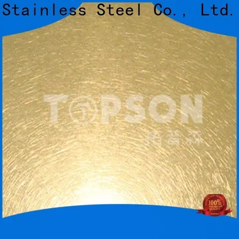 Topson Custom brushed stainless steel strip factory for vanity cabinet decoration 1