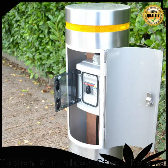Topson steel cement filled bollards Supply for apartment 1