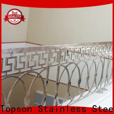 Topson staircase stainless steel tubular handrail Suppliers for tower 1