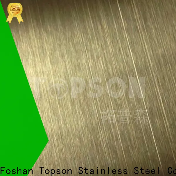 Topson sheetstainless stainless steel sheet brushed finish for kitchen 1