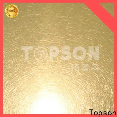 Topson widely used stainless steel decorative sheets factory for floor 1