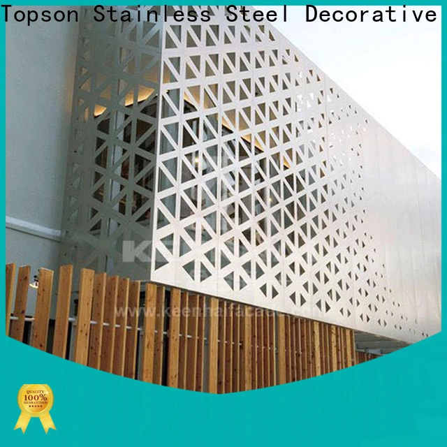 Topson mashrabiyamashrabiya decorative metal mesh screen for business for landscape architecture 1