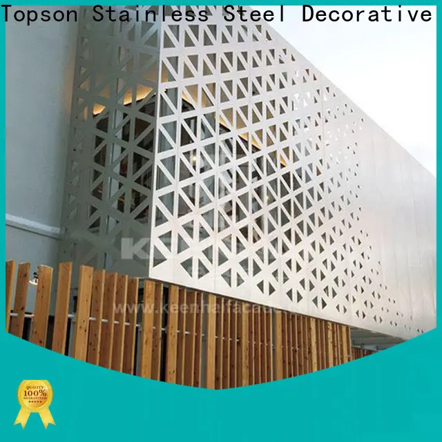 Topson mashrabiyamashrabiya decorative metal mesh screen for business for landscape architecture 1