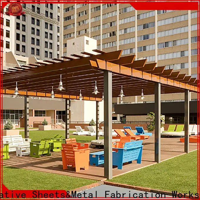 Topson pergola custom metal works company for park 1