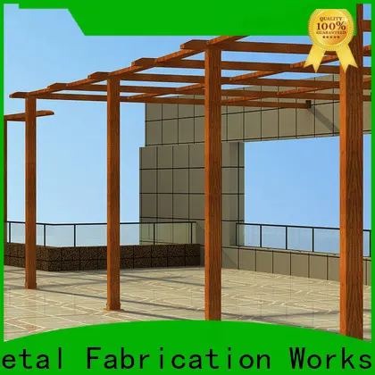 Topson durable metal and wood gazebo Suppliers for park 1