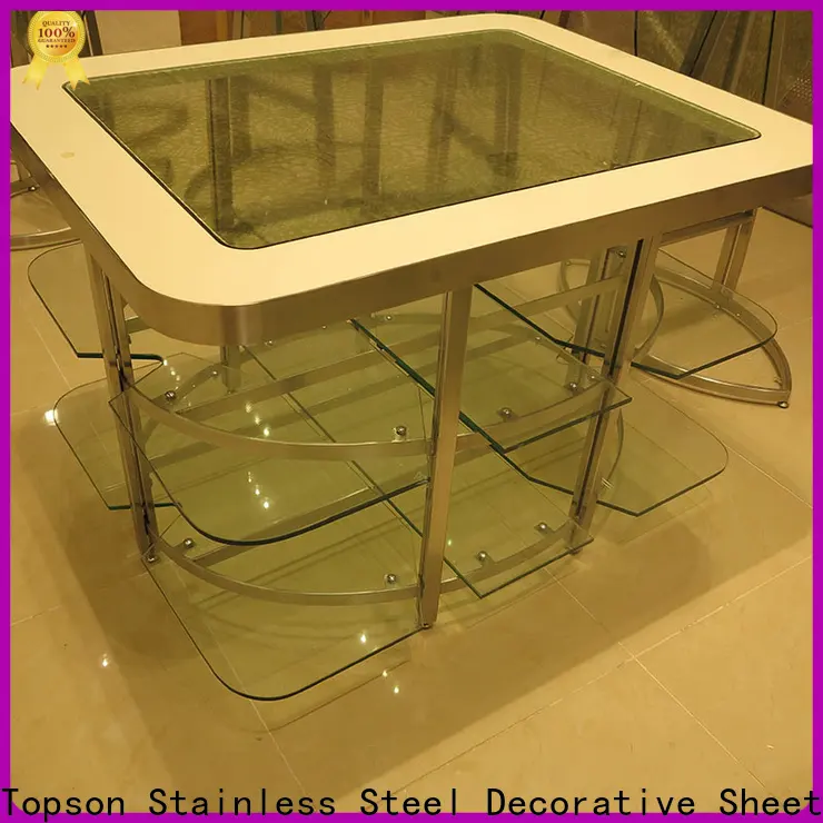 Topson Wholesale iron garden table and chairs set oem for hotel lobby decoration 1