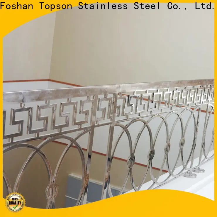 Topson advanced technology stainless steel handrail stairs for room 1