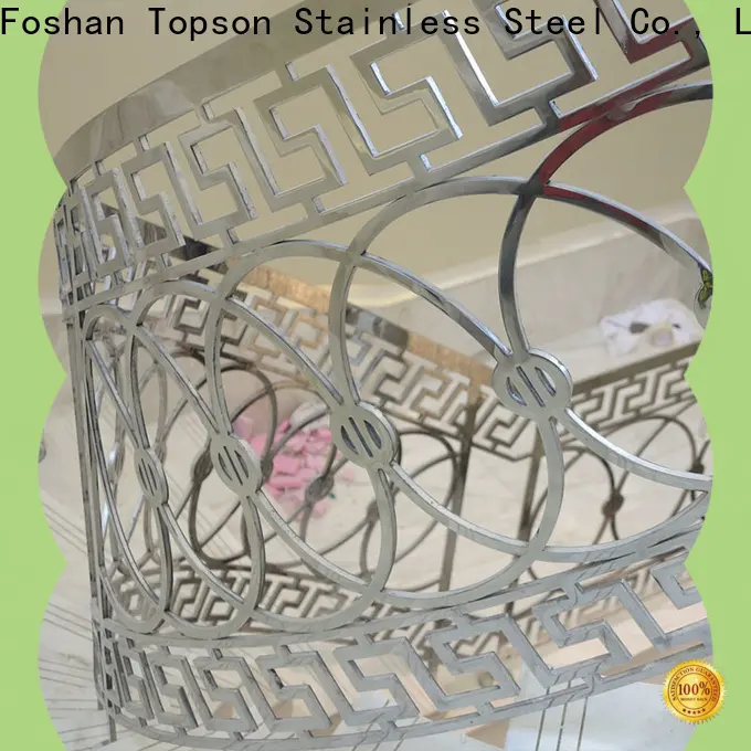 Topson staircase stainless steel balcony fittings company for hotel 1