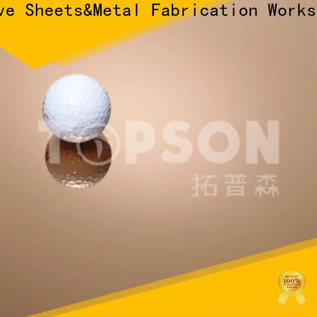 Topson antifingerprint stainless steel embossed plate for vanity cabinet decoration 1