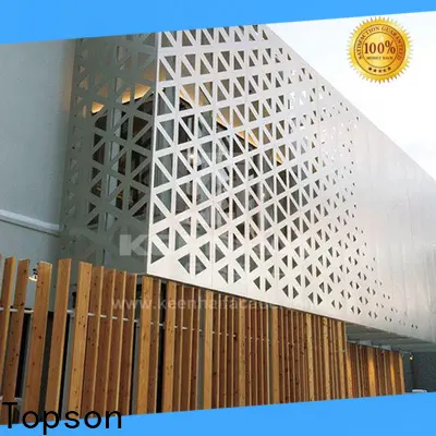 Topson Wholesale outdoor metal screens company for exterior decoration 1