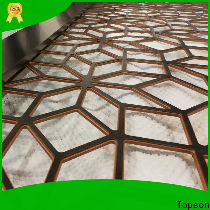Topson partitionmetal metal screen panels in china for building faced 1