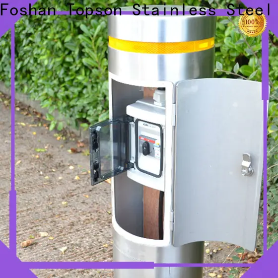 Topson bollards 6 steel pipe bollards factory for office 1
