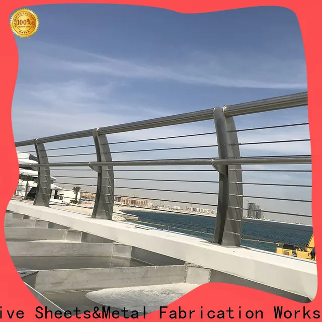 Custom stainless steel deck railing systems handrail manufacturers for office 1