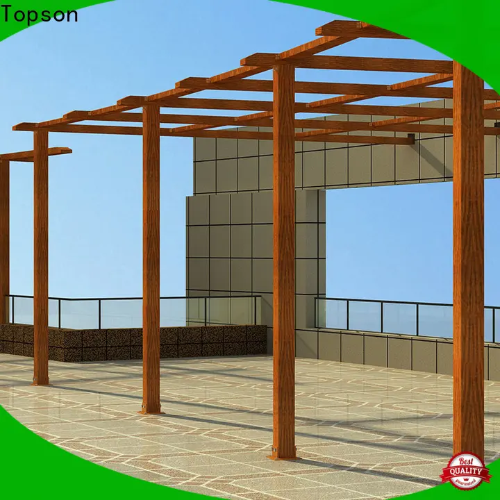 Wholesale wholesale pergola kits coated for backyard 1
