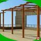 Wholesale wholesale pergola kits coated for backyard 1