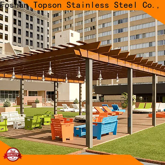 Topson coated metal works railing Supply for school 1