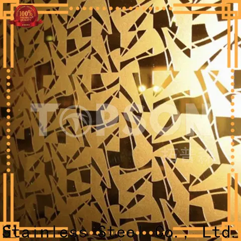 Topson etching decorative aluminum plate manufacturers for handrail 1