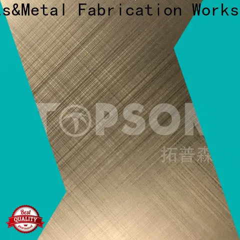 Topson Latest stainless steel etching sheet for handrail 1