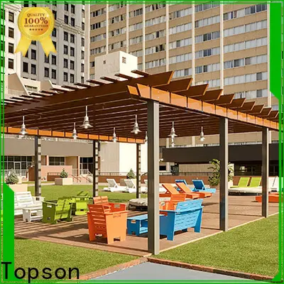 Topson aluminium pergola polycarbonate aluminium factory for garden 1