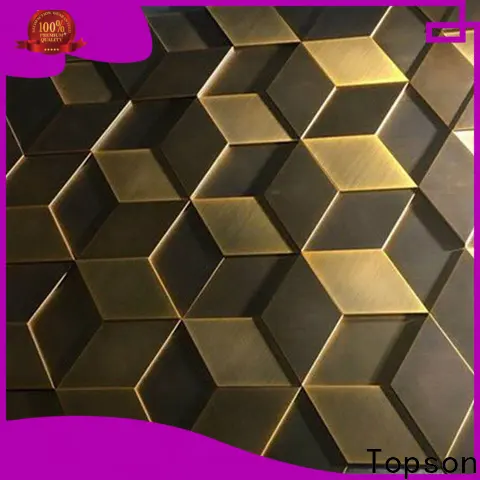 Topson high quality steel wall cladding profiles company for shopping mall 1