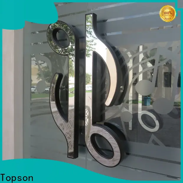 Topson Best brushed stainless door knobs Supply for building facades 1