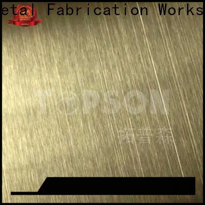 Topson widely used brushed stainless steel strip company for elevator for escalator decoration 1