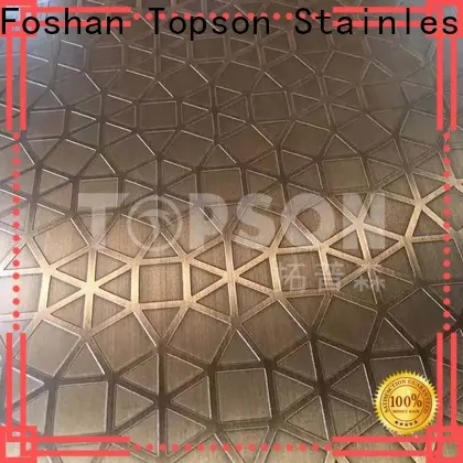 Topson sheetstainless stainless steel sheet prices China for partition screens 1