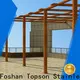 Topson Top aluminum wall pergola Suppliers for park 1