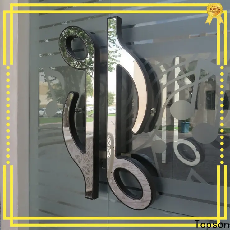 Topson steel double metal doors and frames for business for decoration 1