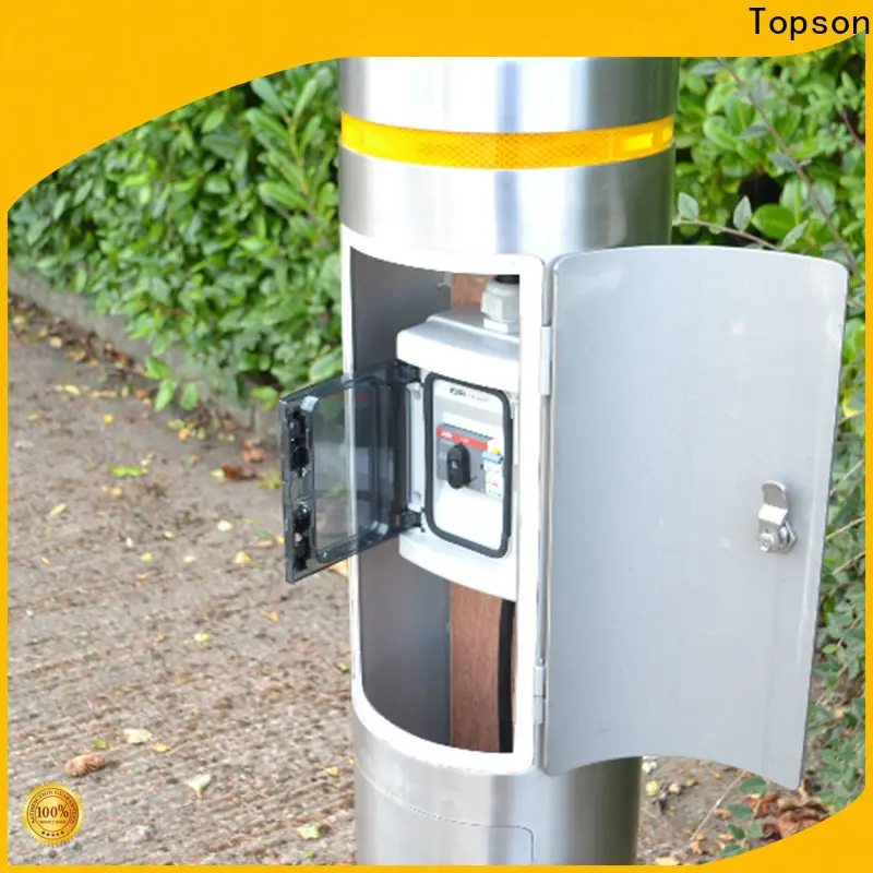 Topson widely used 6 inch steel bollards factory for mall 1