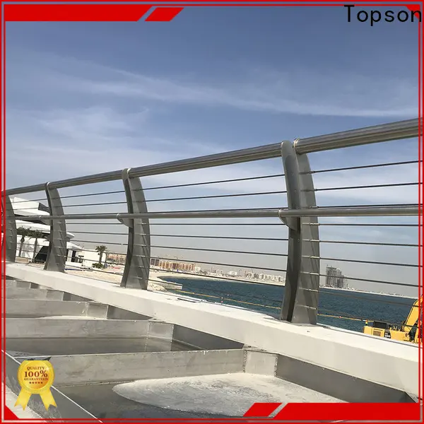 Topson popular metal wire banister manufacturers for apartment 1