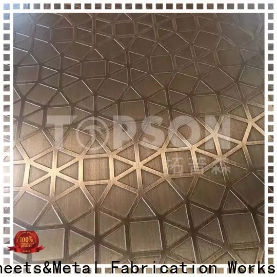 Topson vibration coloured stainless steel sheet suppliers company for handrail 1