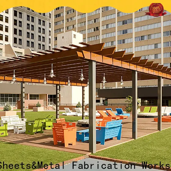 hardtop pergola gazebo fixed China for school 1