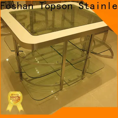 Topson marblestainless iron patio table chairs oem for kitchen cabinet for bathroom cabinet decoratioin 1