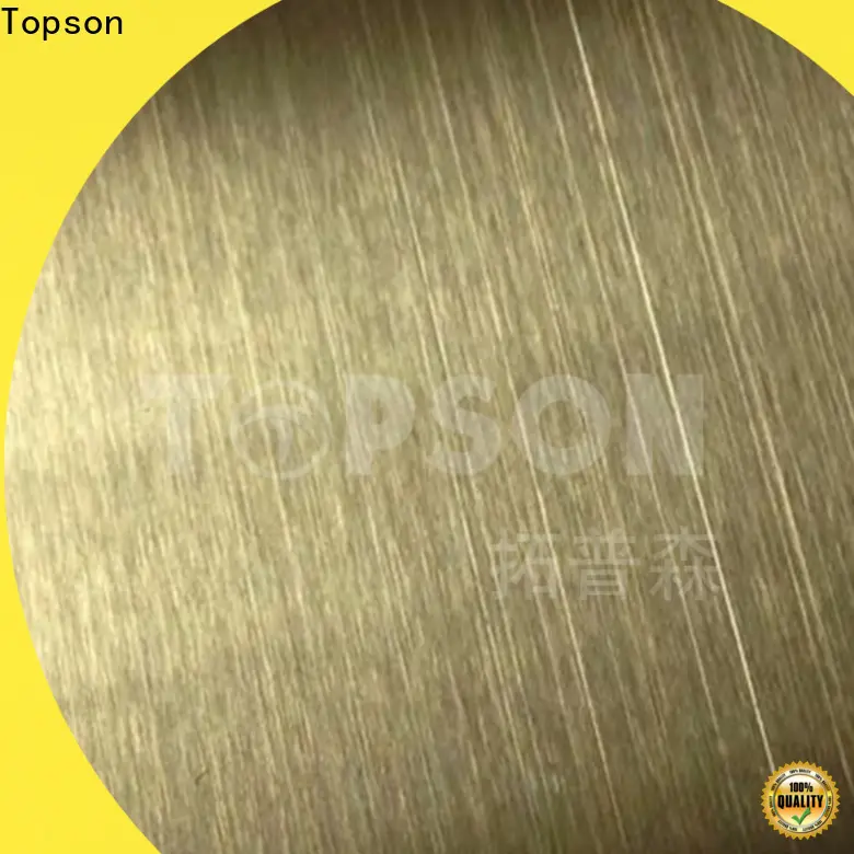 Topson material mirror stainless steel sheet Suppliers for floor 1