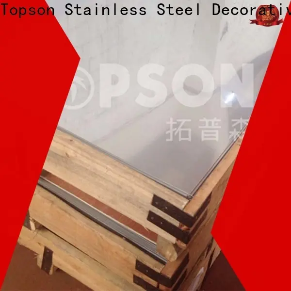 Topson Latest stainless steel sheet metal finishes China for partition screens 1