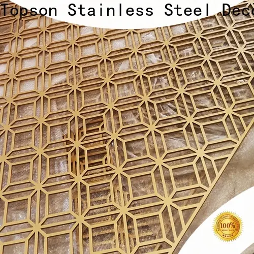 Topson New decorative wooden fretwork export for landscape architecture 1