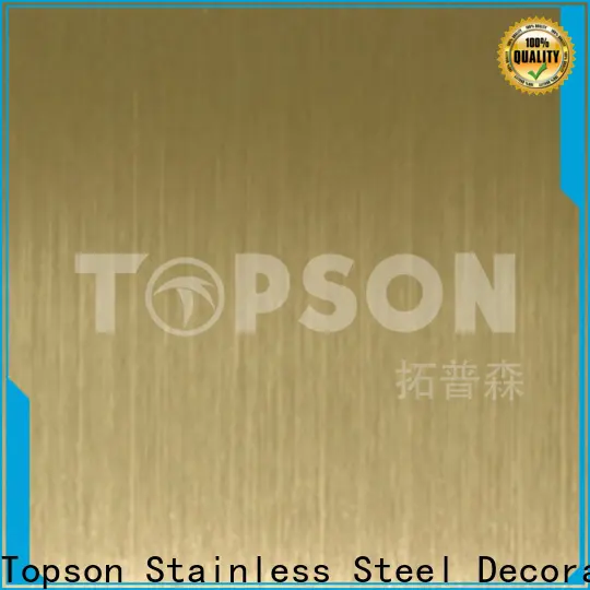 Topson stainless decorative stainless steel sheet metal factory for elevator for escalator decoration 1
