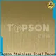 Topson stainless decorative stainless steel sheet metal factory for elevator for escalator decoration 1